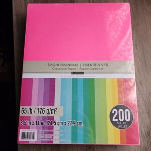65 lb. 8.5 x 11 Cradstock Paper - 200 sheets